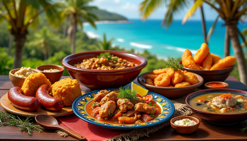 découvrez les délices de la guadeloupe à travers les spécialités culinaires incontournables. des plats typiques aux saveurs exotiques, plongez dans un voyage gustatif unique, entre influences créoles et traditions locales. ne manquez pas l'occasion de savourer le colombo, les accras et bien d'autres mets qui font de cette île un véritable paradis pour les gourmands.