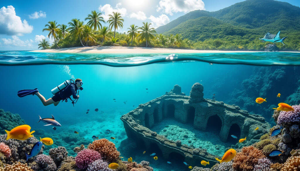 découvrez les meilleurs spots de plongée en guadeloupe, une destination paradisiaque pour les amateurs de fonds marins. explorez la richesse de la biodiversité sous-marine, des coraux colorés aux épaves fascinantes, tout en profitant d'un cadre idyllique. que vous soyez débutant ou plongeur expérimenté, trouvez les lieux parfaits pour vivre des expériences inoubliables.