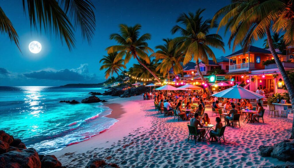 explorez les meilleures destinations nocturnes en guadeloupe, martinique et saint-martin. découvrez les bars animés, restaurants élégants et soirées festives qui feront de vos nuits un moment inoubliable dans les caraïbes.