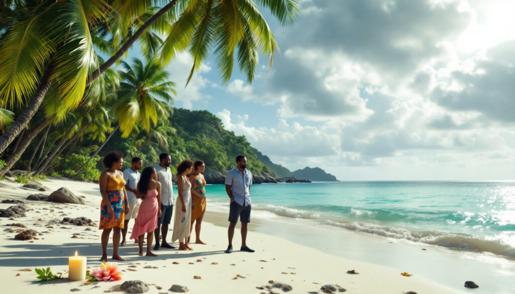 la guadeloupe est en émoi après la disparition d'enzo nathou. l'île entière est touchée par une vague de chagrin, témoignant de l'impact profond de cet événement sur la communauté.